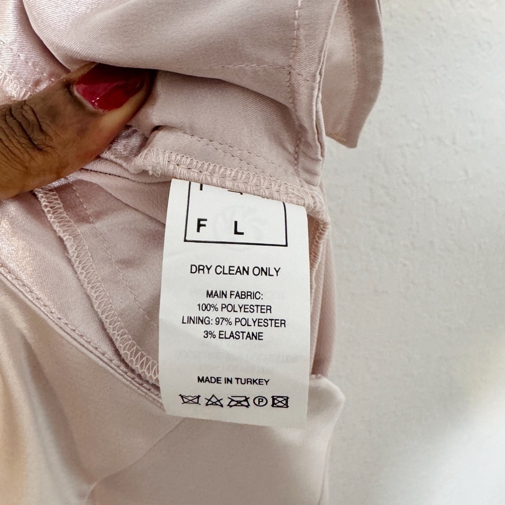 ITMFL Clyde Satin Pants In Powder - Picture 10 of 10
